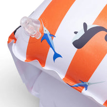 Arm Bands - Red/White - Ocean Stripes - 2/6 Years