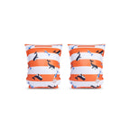 Arm Bands - Red/White - Ocean Stripes - 0/2 Years