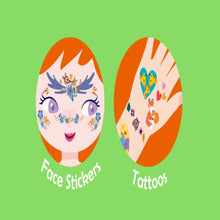 Face stickers and tattoos