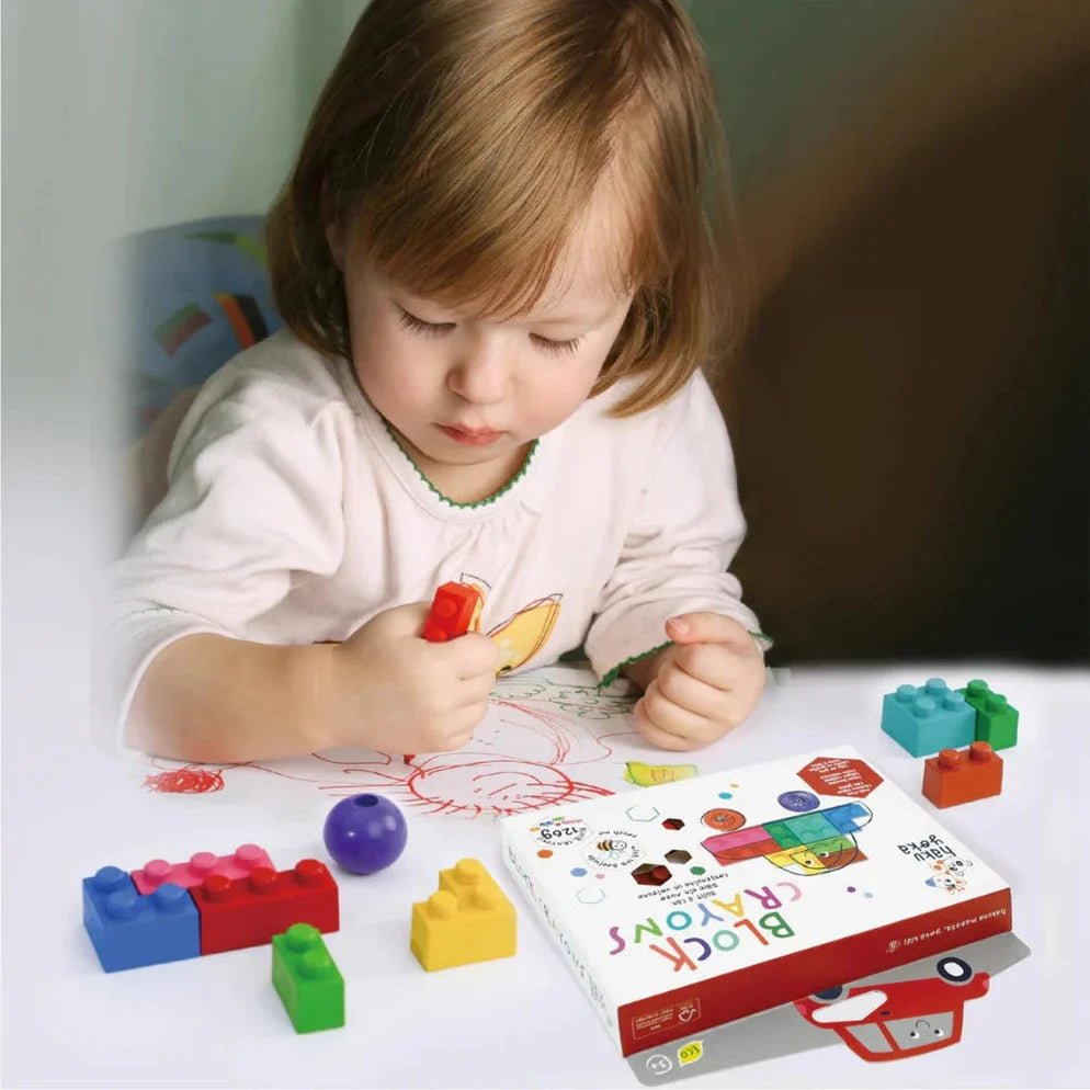Block Crayons School Bus