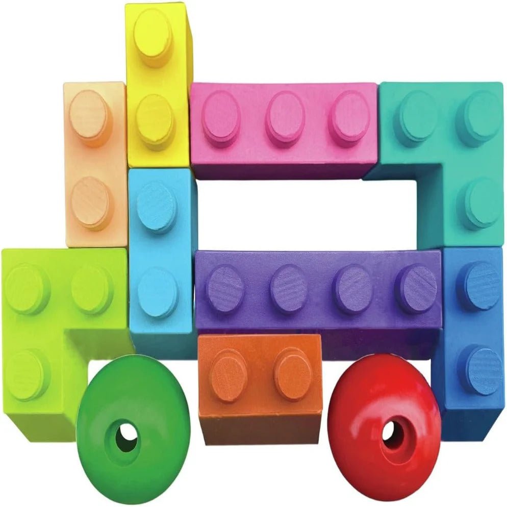 Block Crayons School Bus