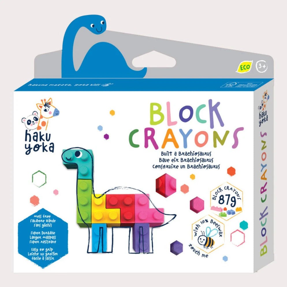 Block Crayons Brachiosaurus