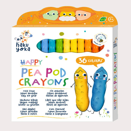 Happy Pea Pod Crayons-36 Colors