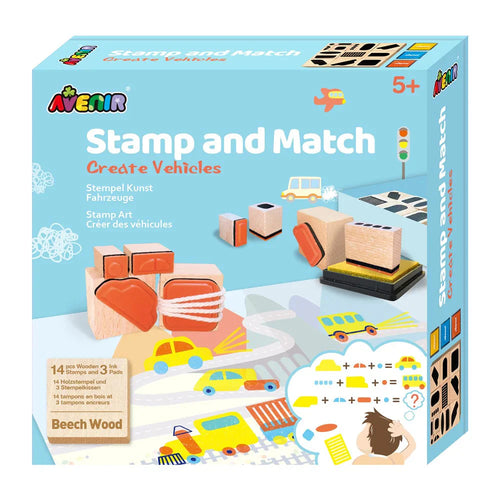 Stamp and match (4 Diseños)