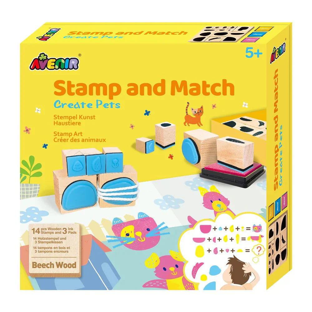 Stamp and match (4 Diseños)