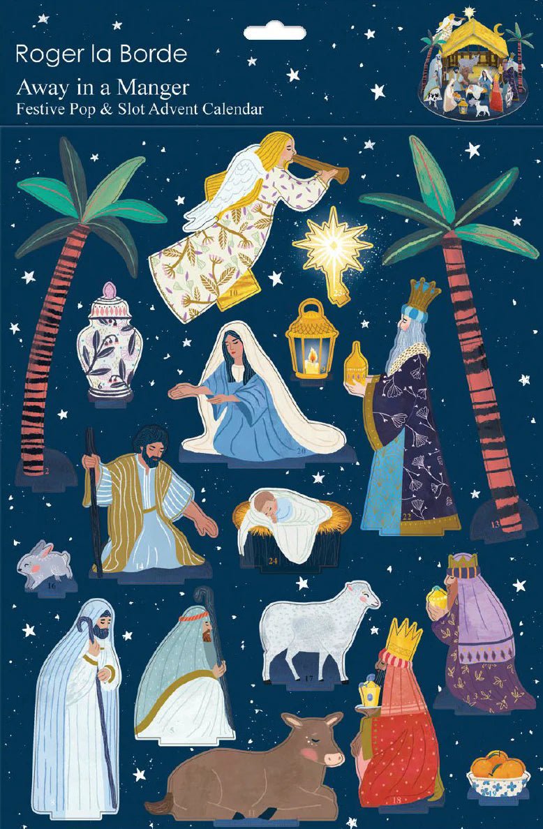 Away in a Manger Pop & Slot Advent