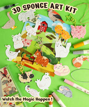 Drop to Puff 3D Sponge Art Kit - On the Farm