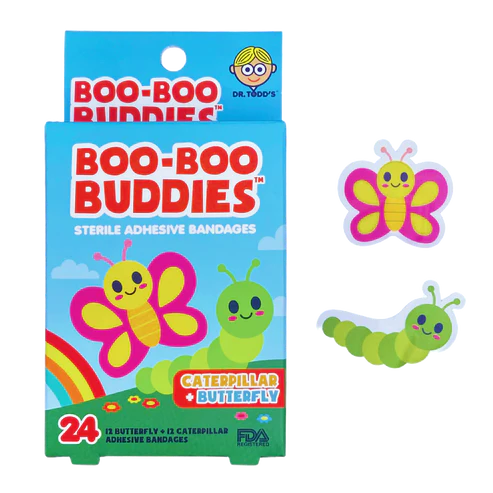 Caterpillar & Butterfly Bandages