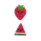 Watermelon & Strawberry Bandages