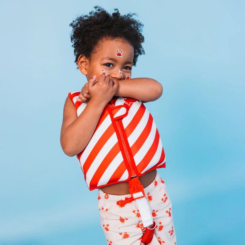 Swim Vest - Red/White - Crabby - (3 tallas)