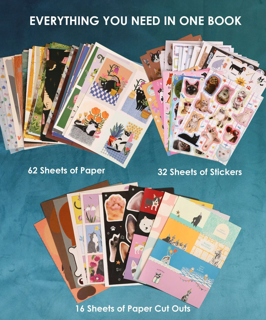 My Furry Family Collage Activity Book