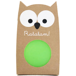 Owl Bouncy Ball Green