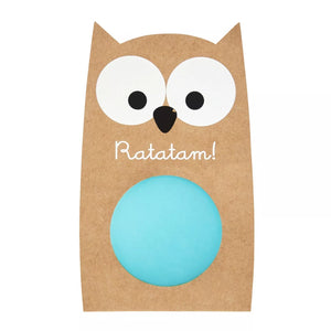 Owl Bouncy Ball Blue