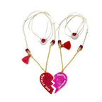 Best Friends+ Forever Besties Hearts Necklace