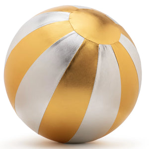 Circus Fabric Silver & Gold Ball