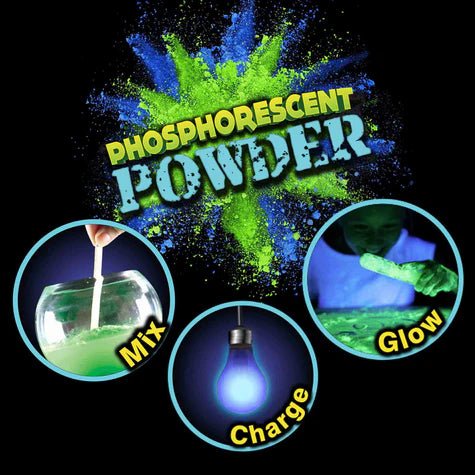 Phosphorescent Powder Test Tube (3 colores)