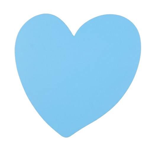 Blue Heart Decoration