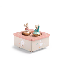 Caja musical con bailarines - La petite école de danse