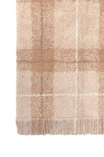 Washable Rug Tartan Rose S