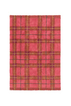 Washable Rug Tartan Vintage Red M
