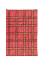Washable Rug Tartan Vintage Red M