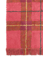 Washable Rug Tartan Vintage Red S