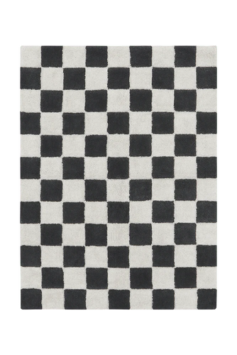 Washable rug Kitchen Tiles Dark Grey