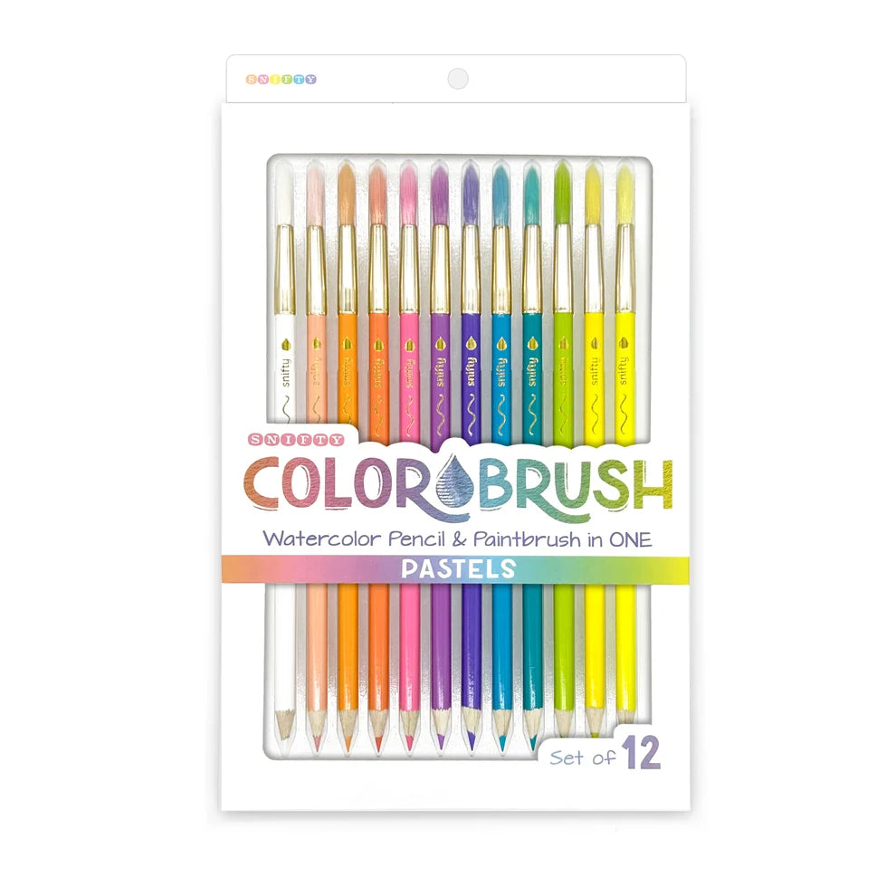 Colorbrush- Pastel watercolor pencil + paintbrush