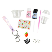 Bag Charm Kit - Strawberry Bubble Tea