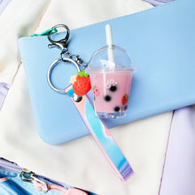 Bag Charm Kit - Strawberry Bubble Tea