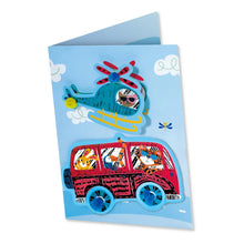 Scratch Greeting Card - Car