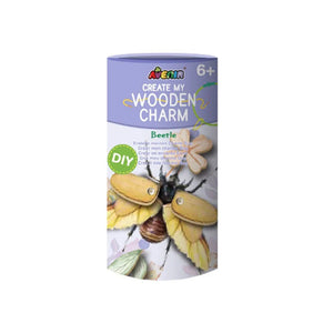 Create My Wooden Charm- Beetle