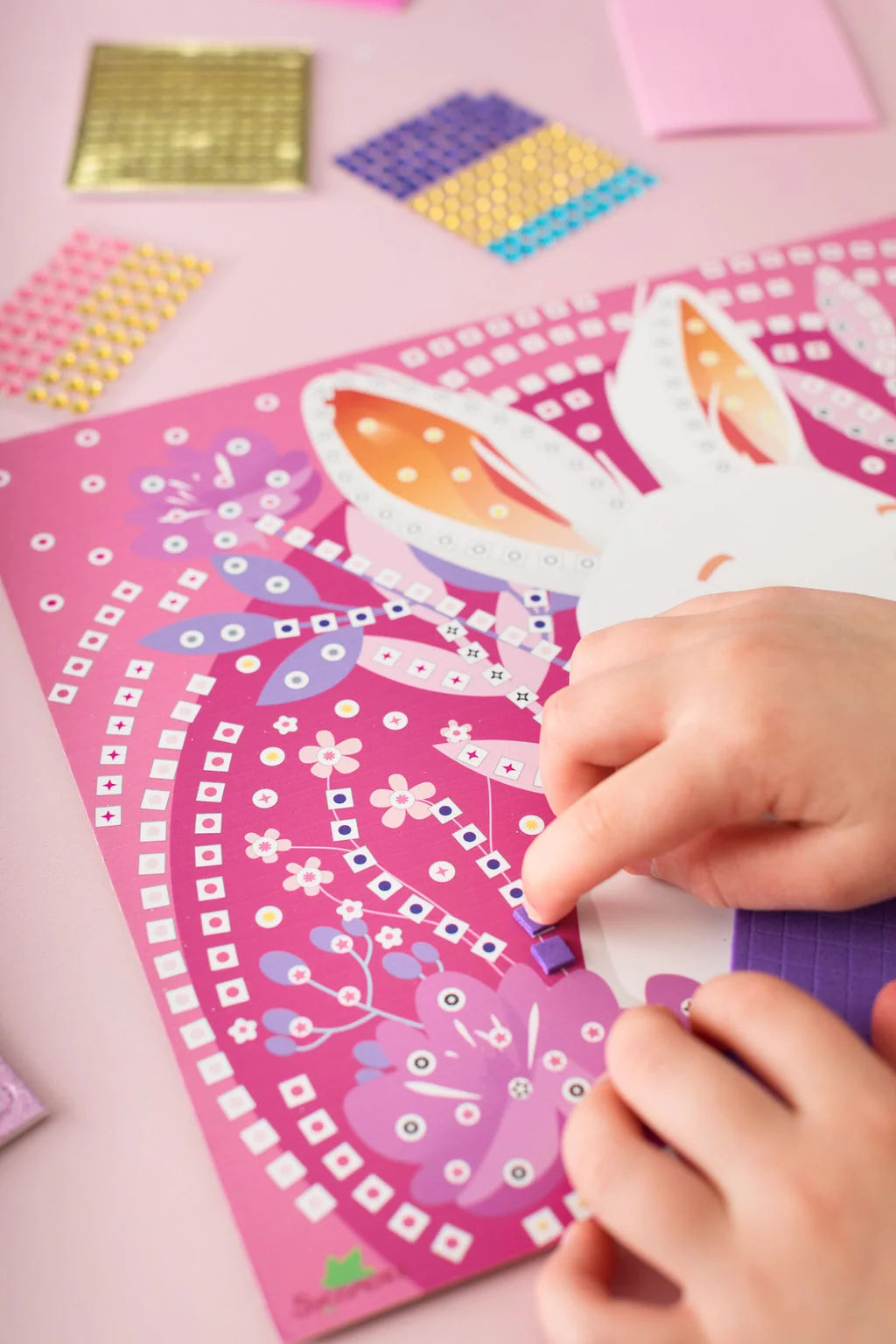 Stick'N Fun - XL Mosaics Cuddly Animals