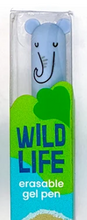 Wild Life erasable gel pens (6 animales)
