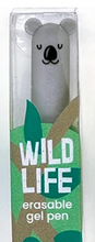 Wild Life erasable gel pens (6 animales)