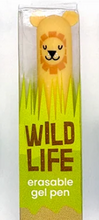 Wild Life erasable gel pens (6 animales)