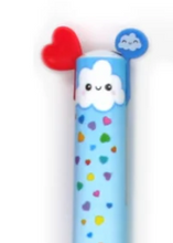 Tiwice as Nice 2 color click pens - Rainbow (6 variantes)