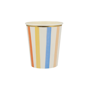 Colorful Pattern Cups (x 8)