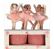 Ballerina Cupcake Kit (x 24 toppers)