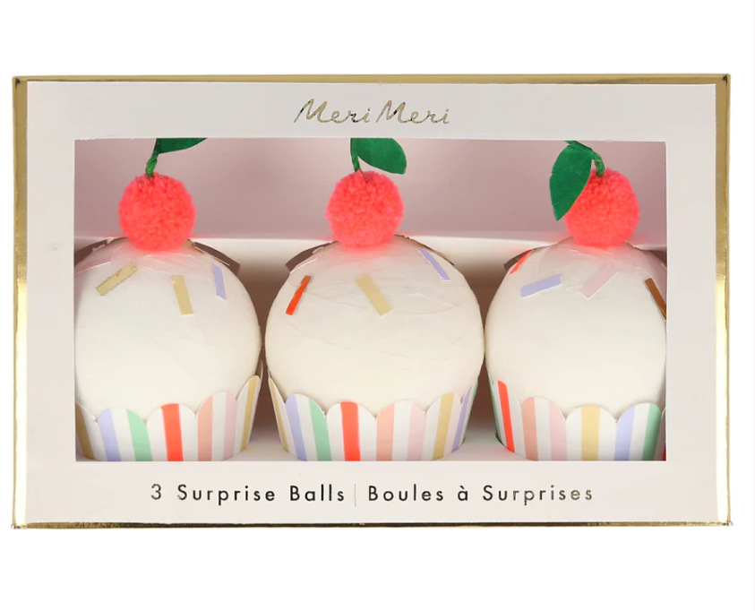 Cupcake Surprise Balls (x 3)