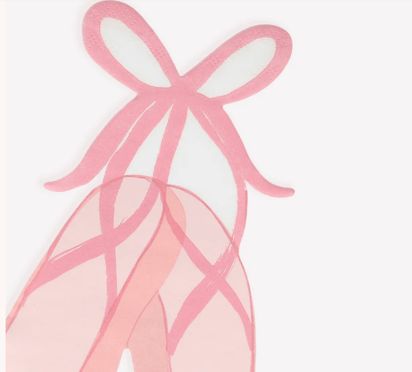 Ballet Slippers Napkins (x 16)