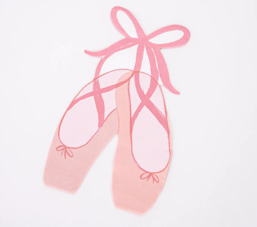 Ballet Slippers Napkins (x 16)