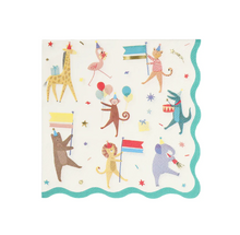 Animal Parade Large Napkins (x 16)