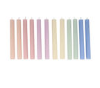 Pastel Table Candles (x 12)