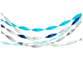 Blue Crepe Paper Streamers (x 5)