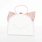 Floral Kitty Mini Suitcase Doll