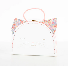 Floral Kitty Mini Suitcase Doll
