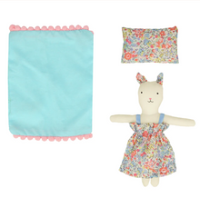 Floral Kitty Mini Suitcase Doll