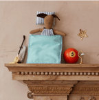 Stripy Puppy Mini Suitcase Doll