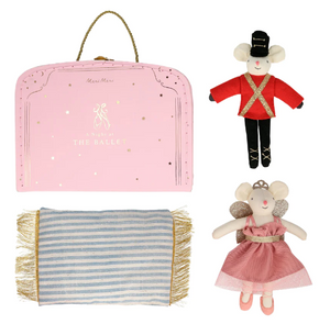 Theater Suitcase & Ballet Dancer Dolls (x 2)